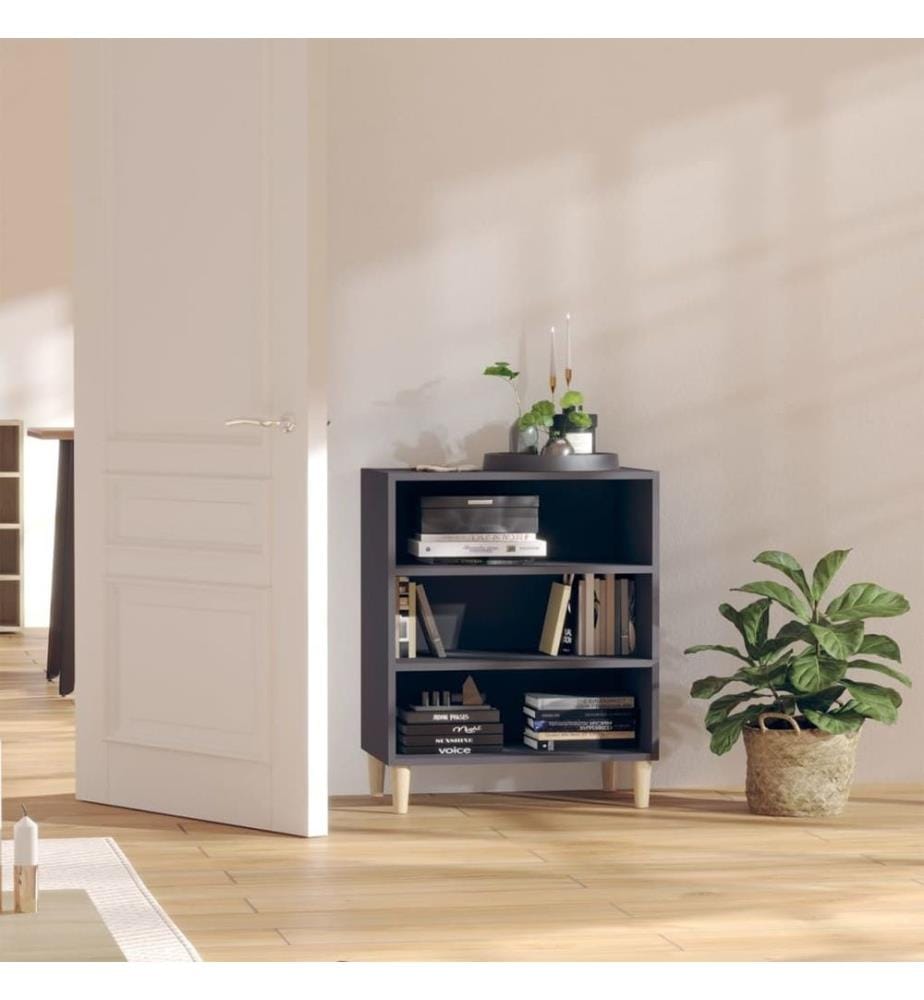 Sideboard Grau 57x35x70 cm Holzwerkstoff