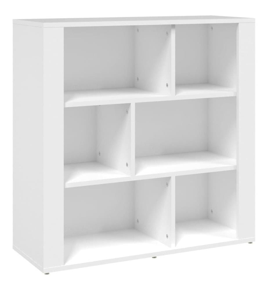 Sideboard Weiss 80x30x80 cm Holzwerkstoff