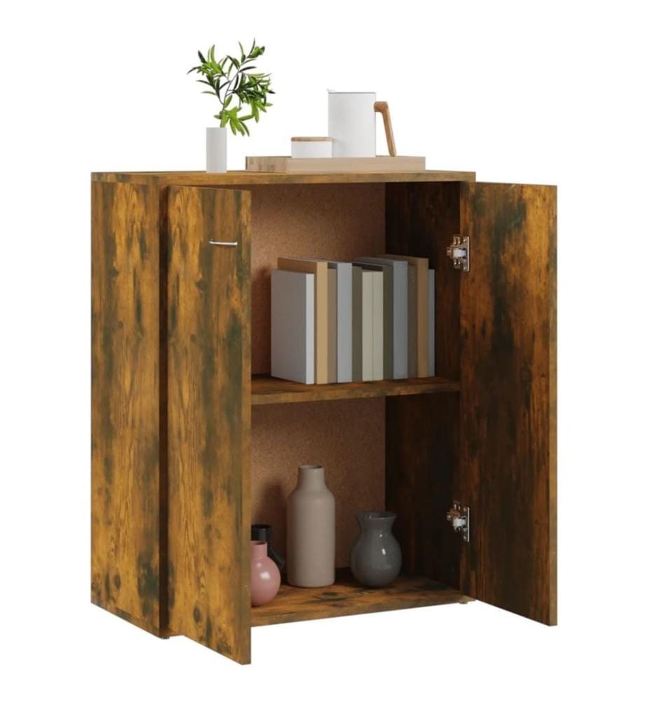 Sideboard Räuchereiche 60x30x75 cm Holzwerkstoff