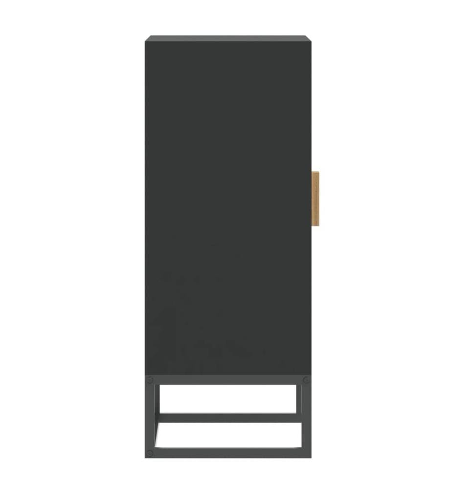 Sideboard Schwarz 60x30x75 cm Holzwerkstoff
