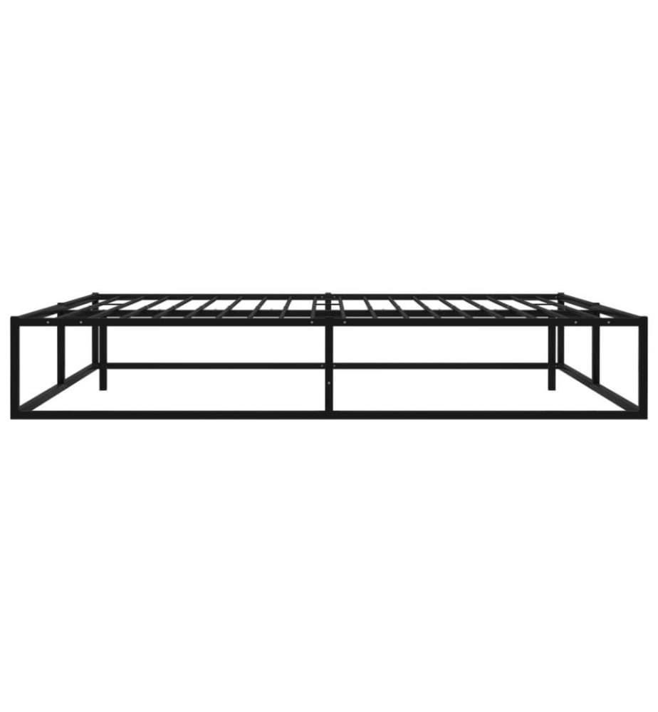 Bettgestell Schwarz Metall 160x200 cm