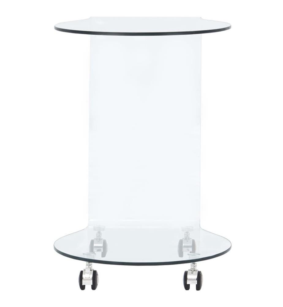 Table basse 45 x 40 x 58 cm Verre trempé