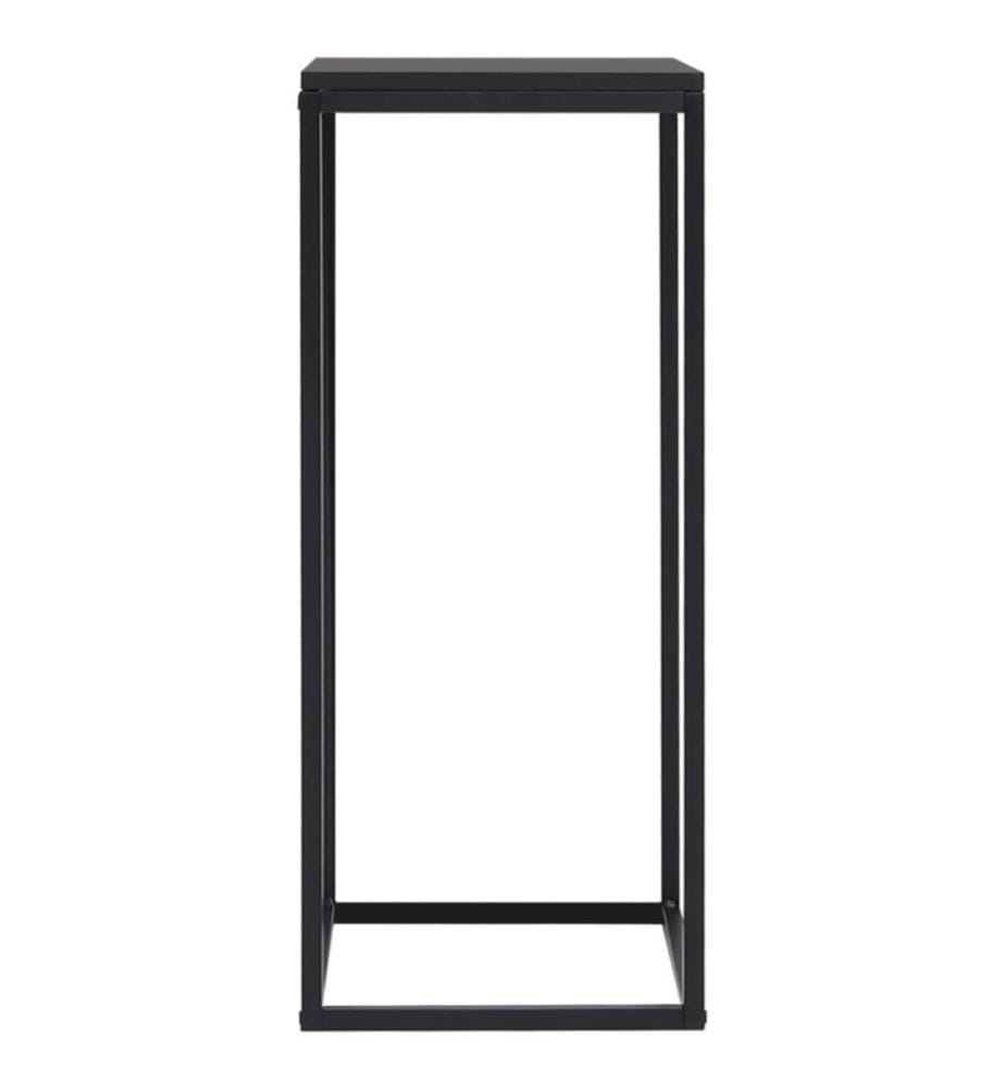 Tables d'appoint 2 pcs Noir Acier