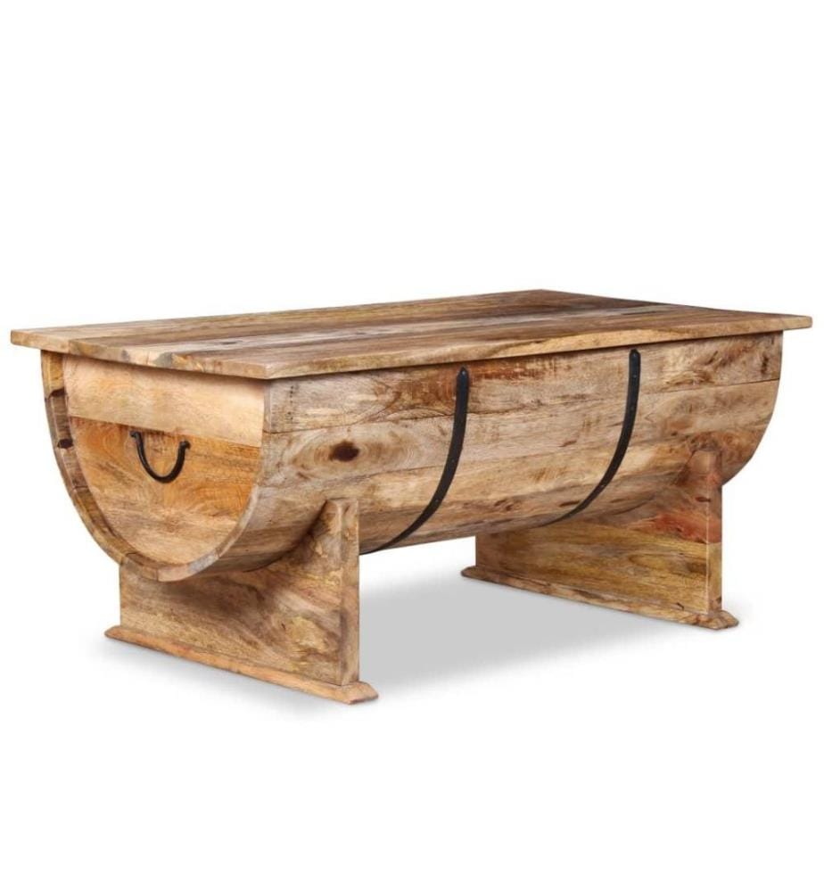 Table basse Bois de manguier massif 88 x 50 x 40 cm