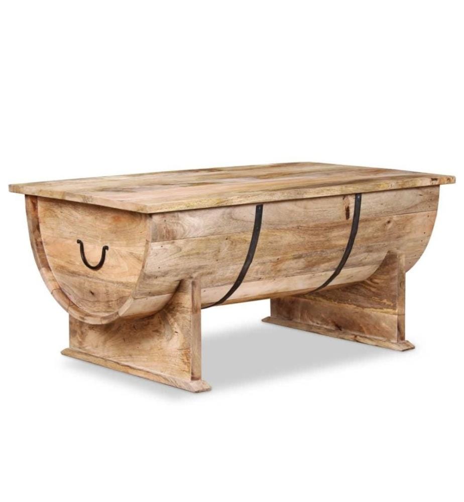 Table basse Bois de manguier massif 88 x 50 x 40 cm