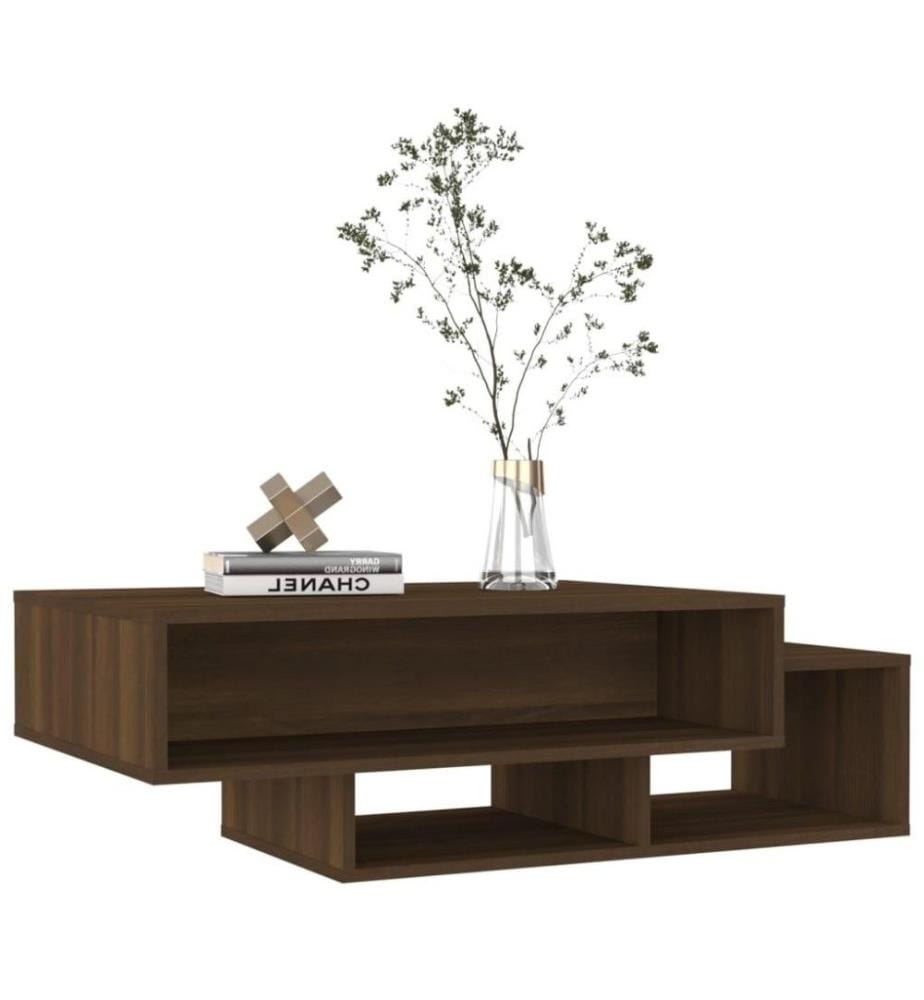 Couchtisch Braun Eichen-Optik 105x55x32 cm Holzwerkstoff