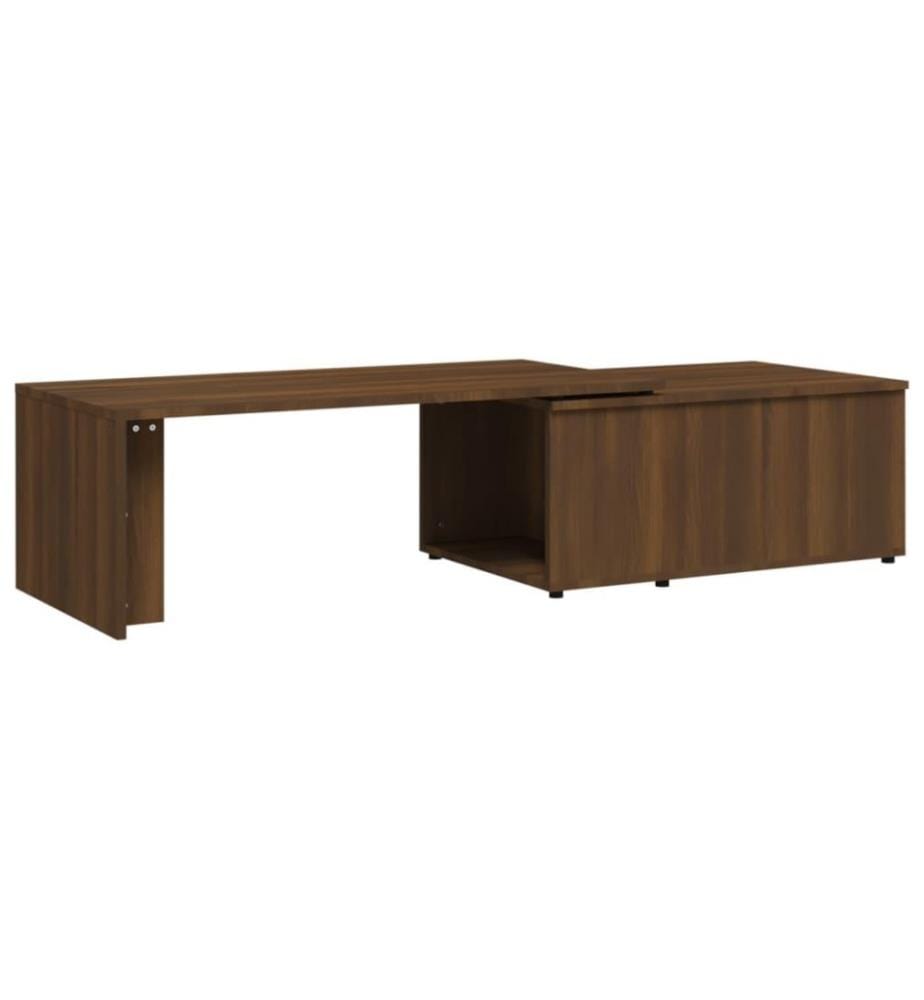 Couchtisch Braun Eichen-Optik 150x50x35 cm Holzwerkstoff