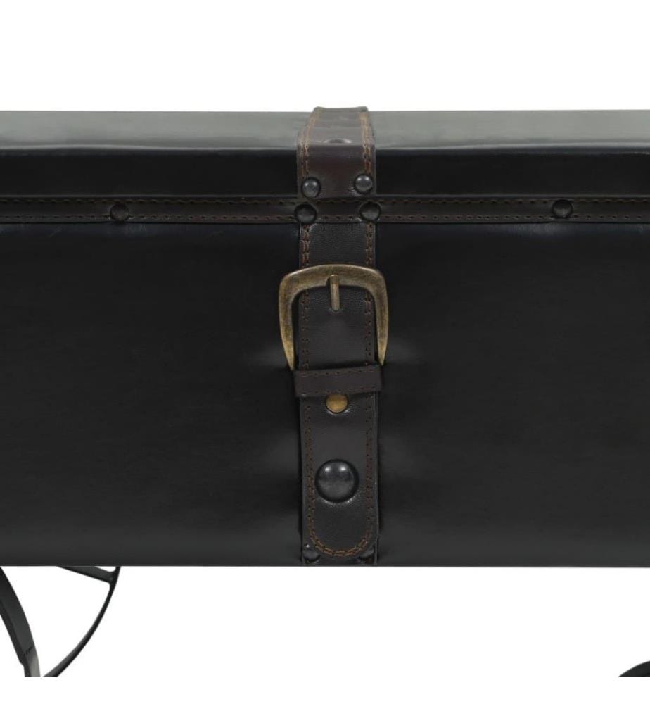 Table basse MDF et bois de sapin 110 x 55 x 43 cm