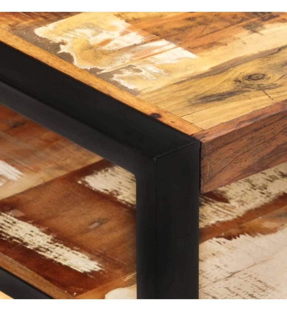Table basse 120x60x40 cm Bois de récupération solide