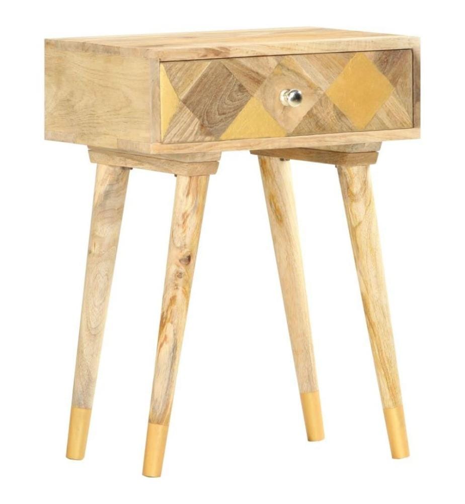 Nachttisch 43×30×58 cm Massivholz Mango