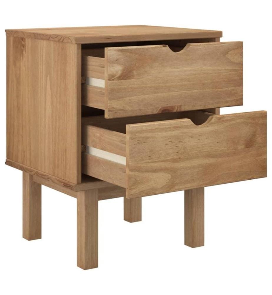 Table de chevet 46x39,5x57 cm Bois de pin solide