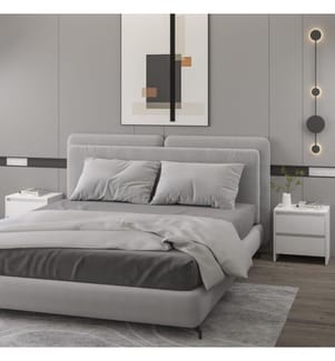 Nachttische 2 Stk. Weiss 45x34,5x44,5 cm Holzwerkstoff