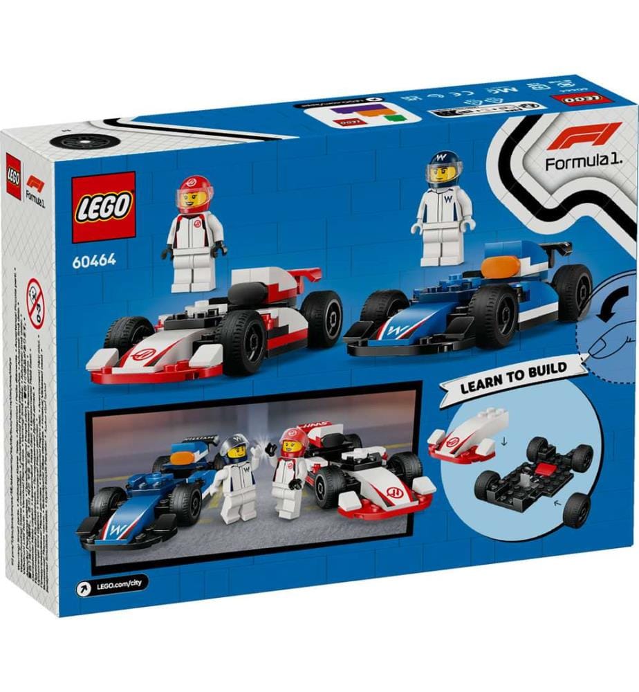 LEGO® 60464 - Auto da corsa Williams Racing F1® e Haas F1®