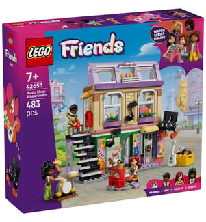 LEGO® 42653 - Negozio di musica e appartamento