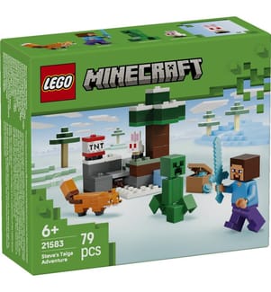 LEGO® 21583 - Avventura di Steve nella taiga
