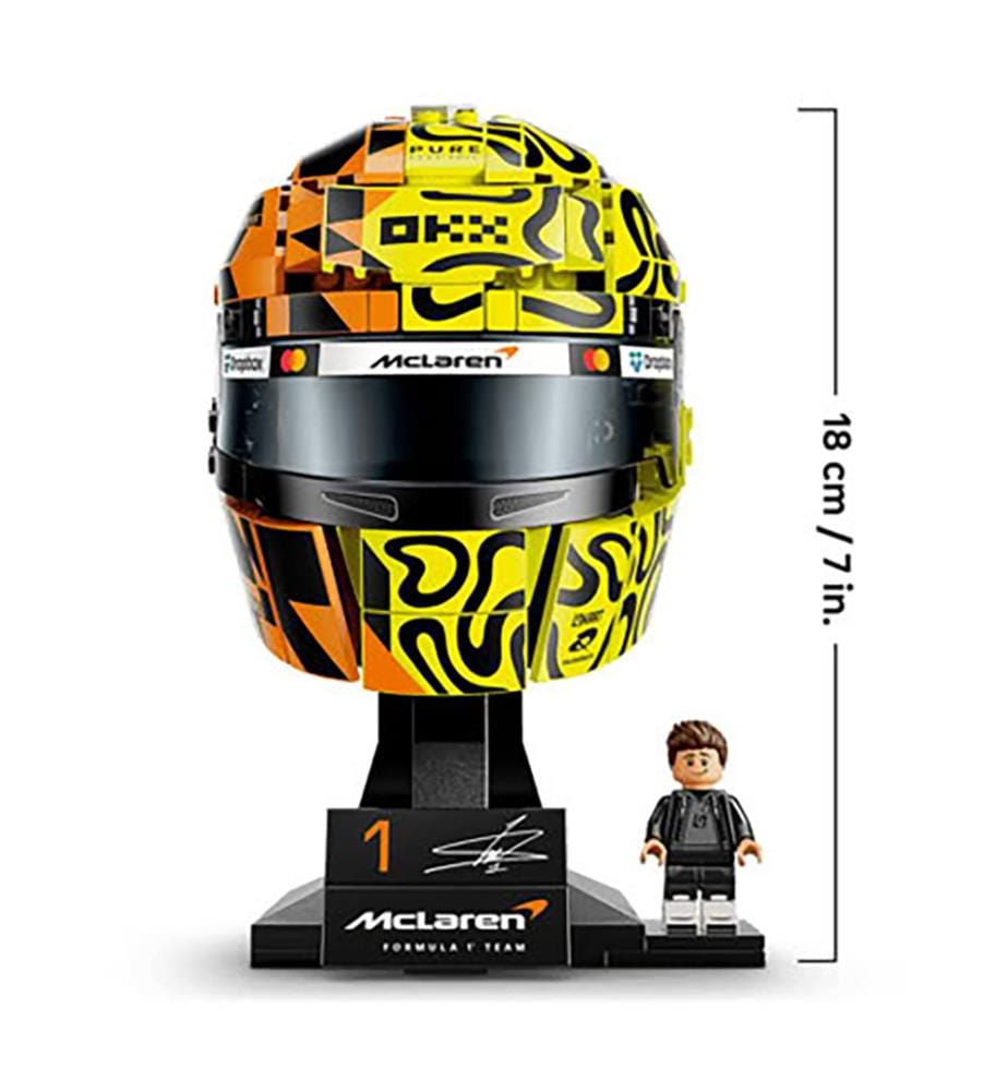 LEGO® 43023 – Lando Norris' Helm vom McLaren Mastercard F1®-Team