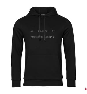 Hoodie Latitude/Longitude - Nero