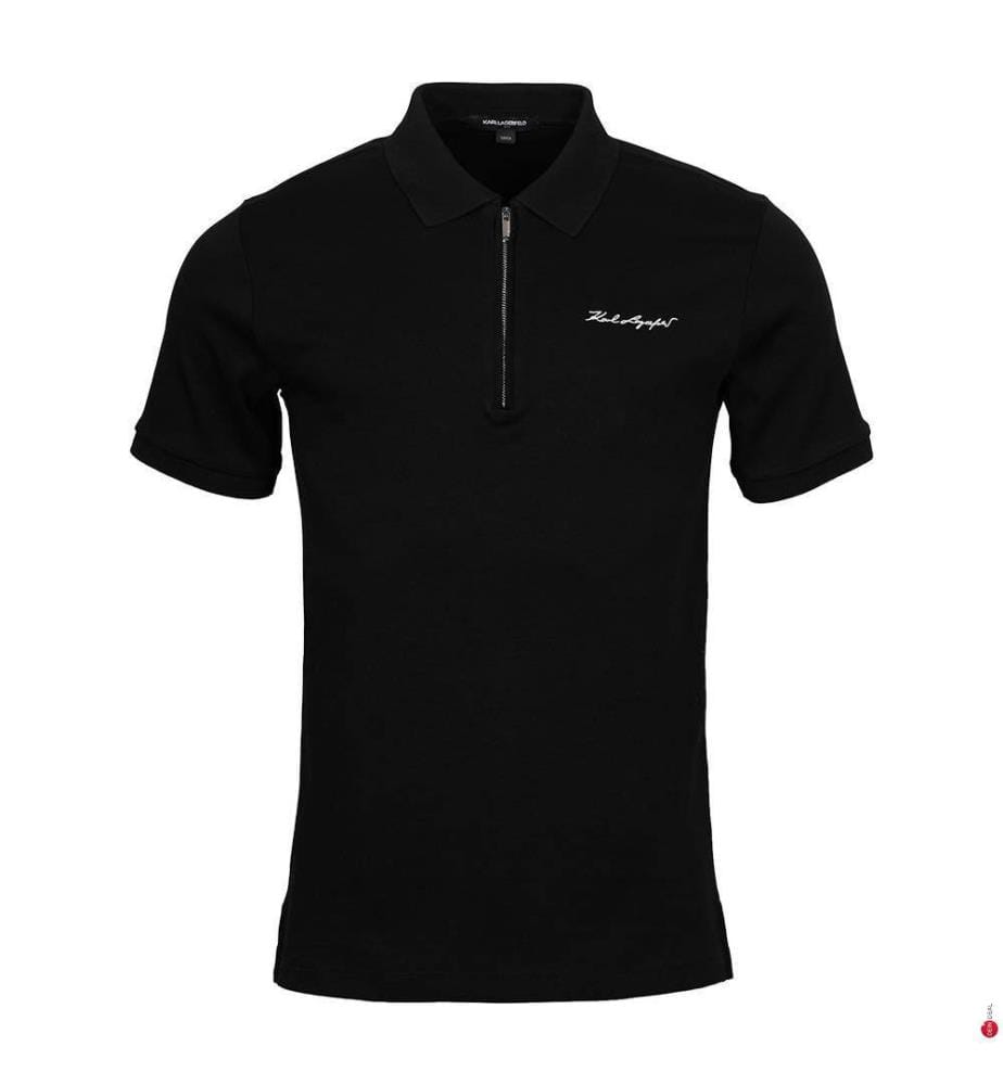 Polo a maniche corte - Nero
