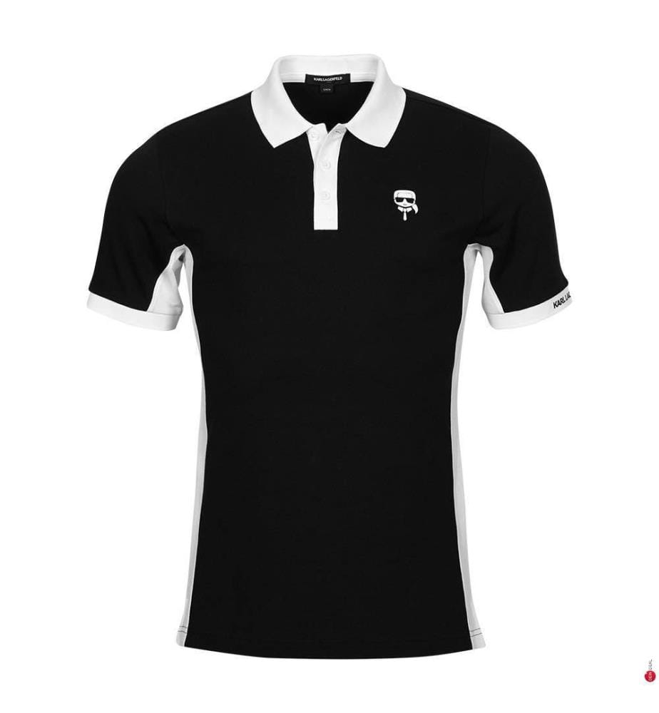Polo a maniche corte - Bianco e nero