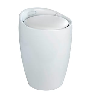 Candy Bathroom Stool - White