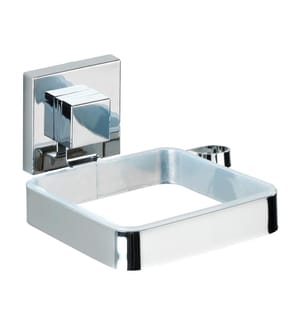 Vacuum-Loc® porte sèche-cheveux en acier inox Quadro, fixer sans percer