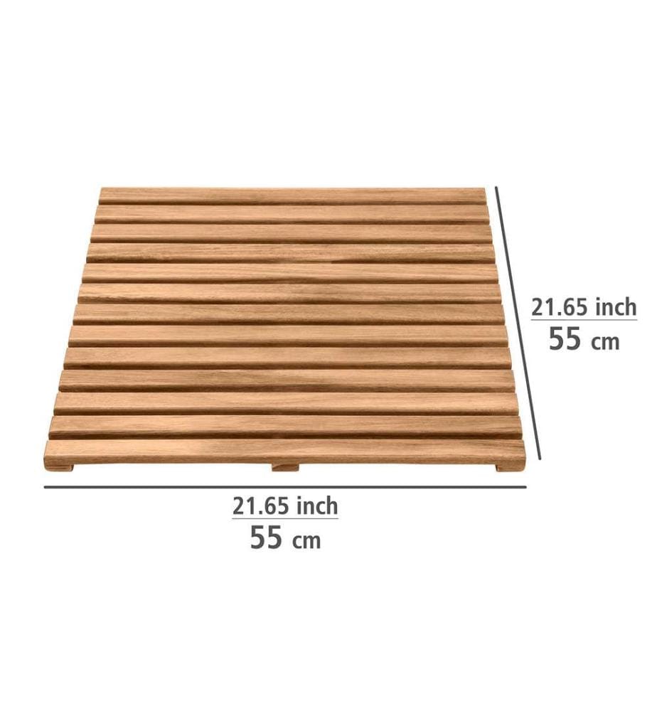Schermo da bagno in/outdoor in acacia, per uso interno ed esterno