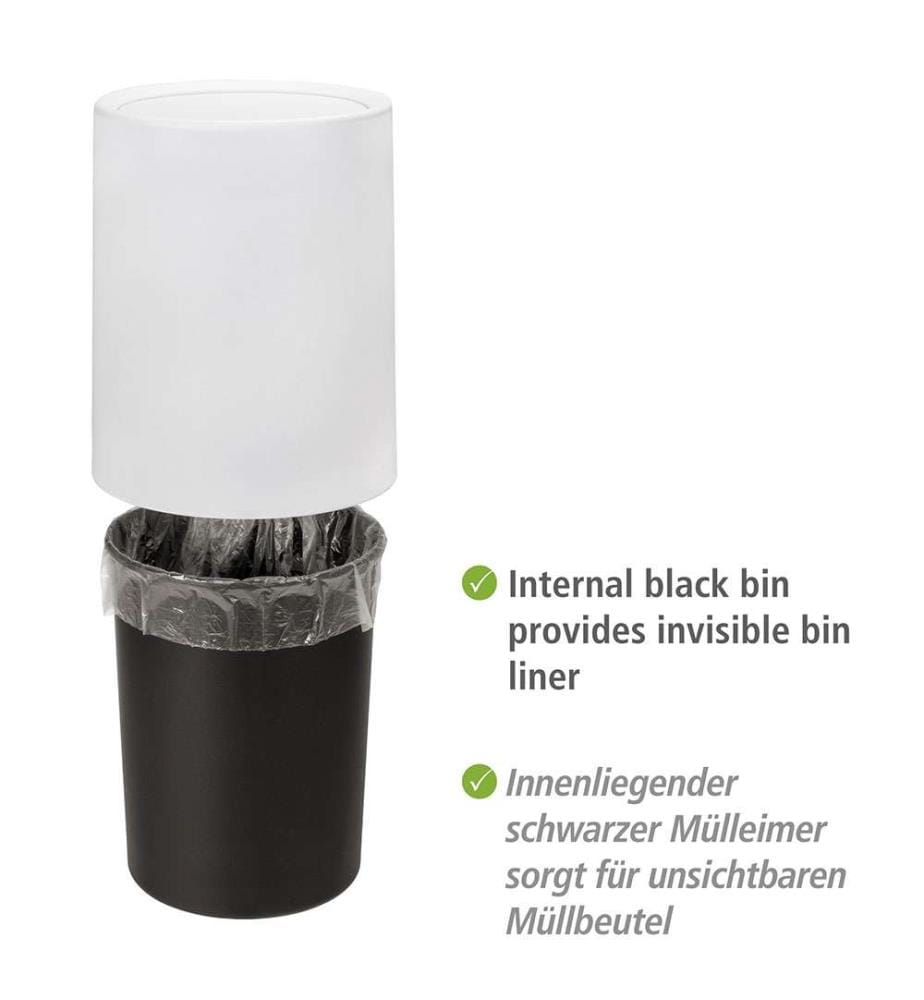 Wenko Waste garbage can Atri 6 l White, Capacity… | DeinDeal