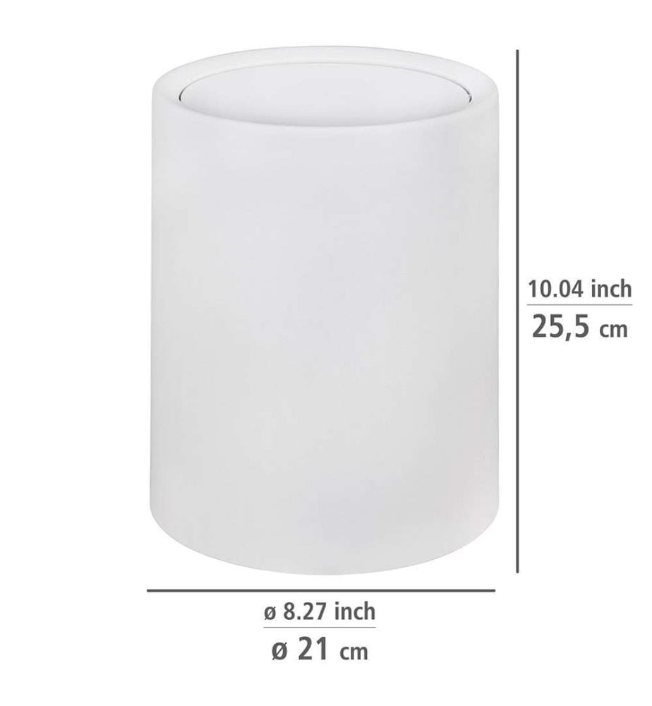 Wenko Waste garbage can Atri 6 l White, Capacity… | DeinDeal