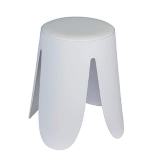 Bathroom stool Comiso loadable up to 180 kg - white