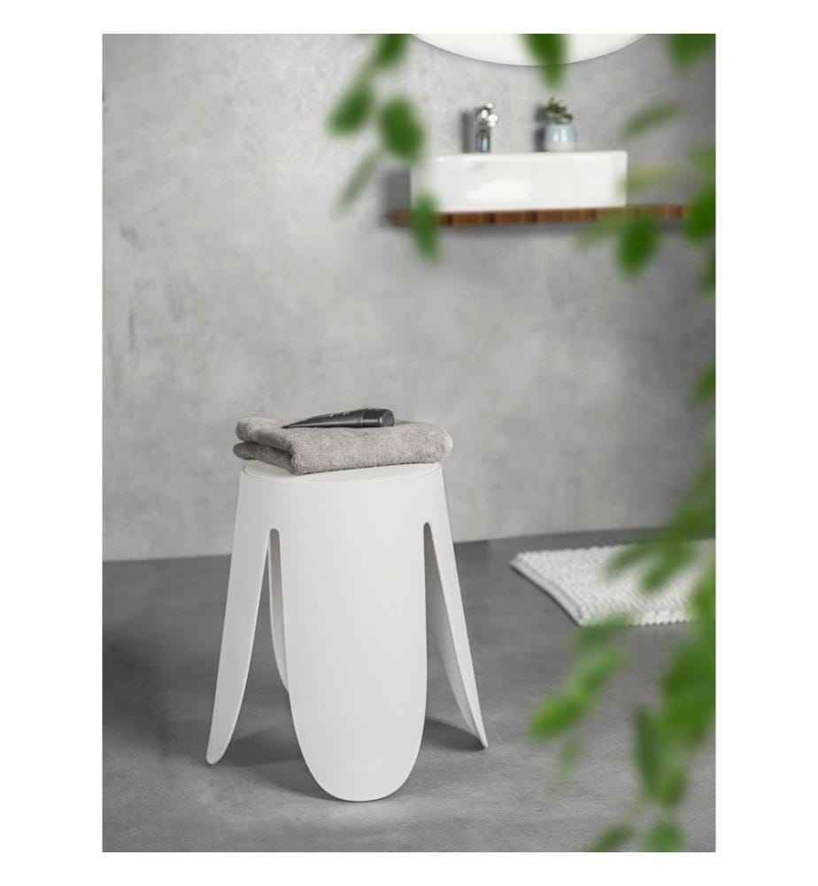 Badhocker Comiso belastbar bis 180 kg - Weiss