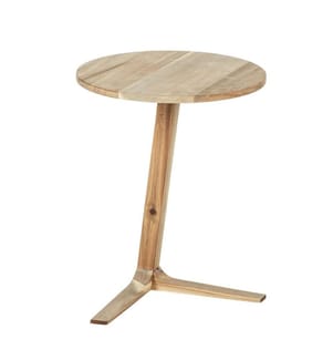 Runder Beistelltisch aus Holz
