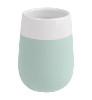 Bicchiere Malta menta/bianco - ceramica