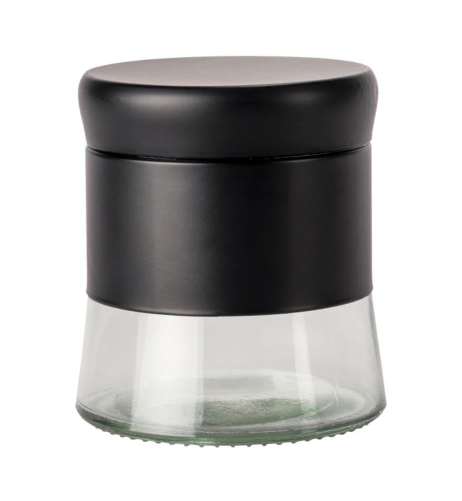 Boîte de rangement en verre Boga 0,4 litres, Boîte de conservation noir