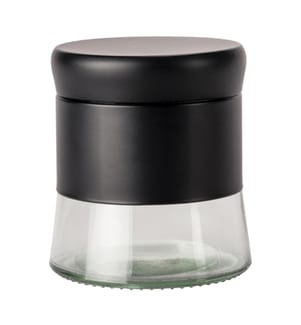 Boîte de rangement en verre Boga 0,4 litres, Boîte de conservation noir
