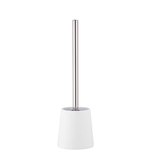 Set WC in silicone Mod. Sortino Bianco, con maniglia in acciaio inox