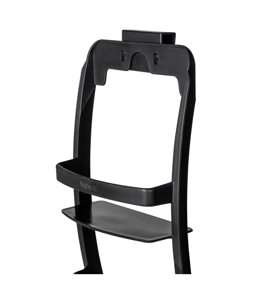 Bathroom shelf Mod. Universal, black, plastic, 26x54.5x11.5 cm, no drilling required for mounting