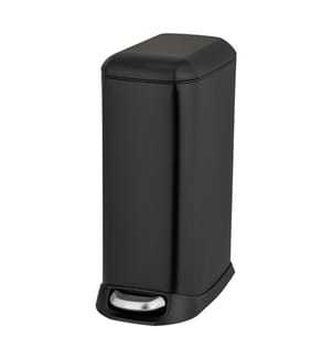 Treteimer Design 20 L, Easy-Close, schwarz, mit herausnehmbarem Einsatz