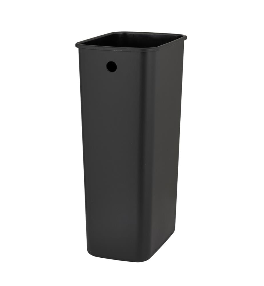 Treteimer Design 20 L, Easy-Close, schwarz, mit herausnehmbarem Einsatz