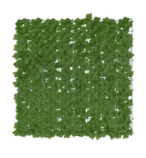 Maximex Ivy, schermo privacy con fascette, verde, in plastica, 100x100 cm, resistente ai raggi UV e alle intemperie