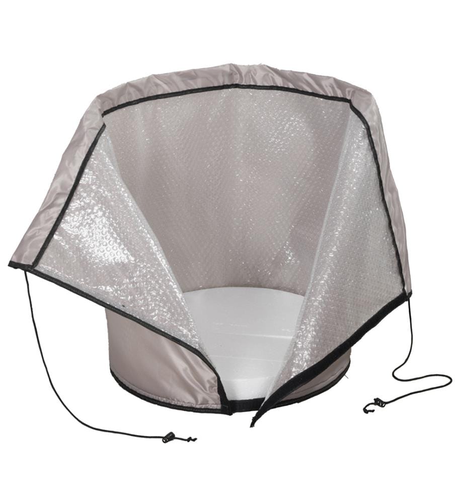 Sacco per vasi Maximex Thermo, beige, poliestere, 45x55 cm, idrorepellente e antigelo, include piastra di base isolante