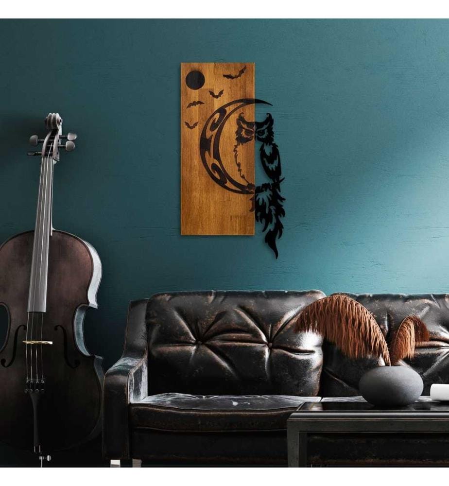 Wallxpert Decorative Wooden Wall Accessory, Waln… | DeinDeal