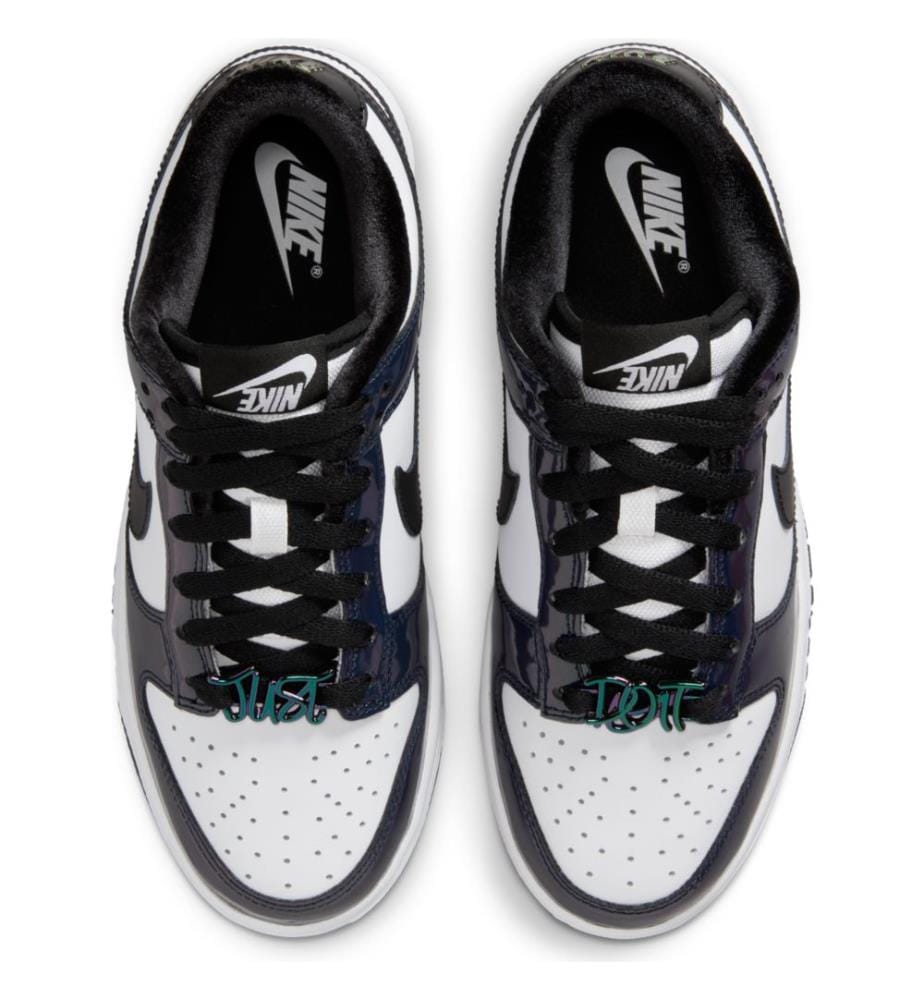 Dunk Low SE Just Do It Iridescent - Schwarz/Schwarz/Multi-Color/Weiss