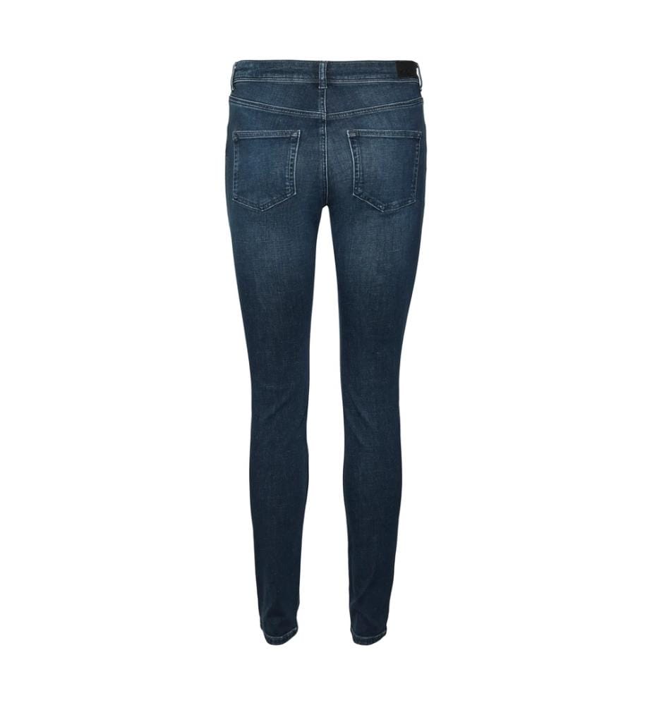 Slim Jean - Dunkelblauer Denim getönt