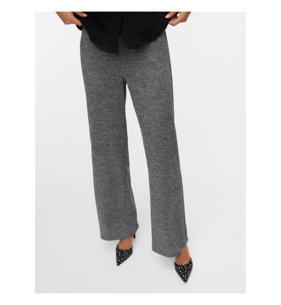 Pantaloni - Grigio scuro melange nero