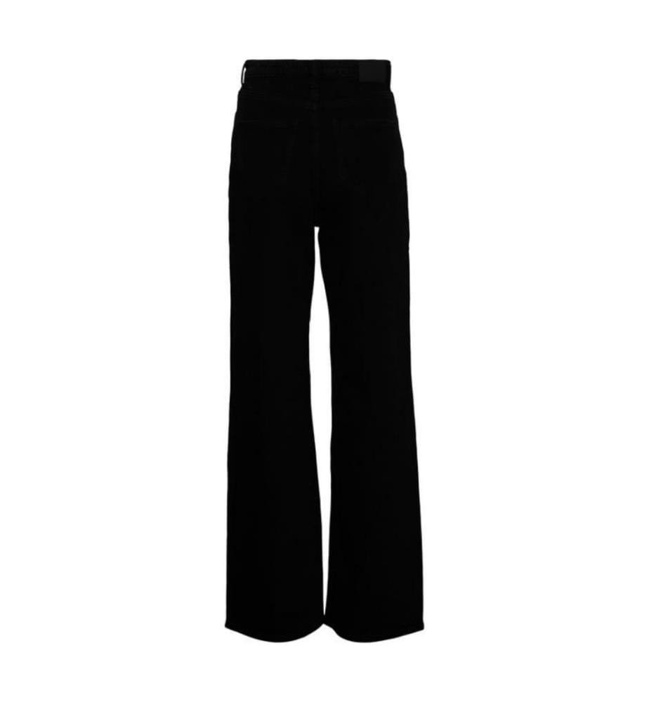 Jeans A Gamba Tesa - Nero