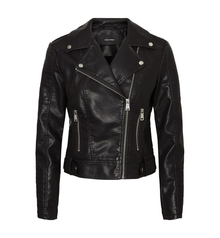 Kunstlederjacke Vmkerriultra - Schwarz