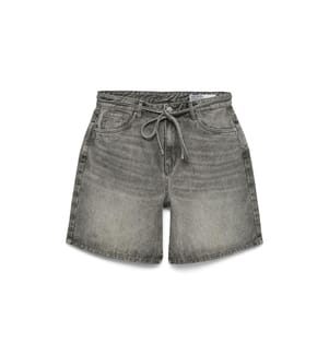 Relaxed Fit Denim Shorts - Hellblau