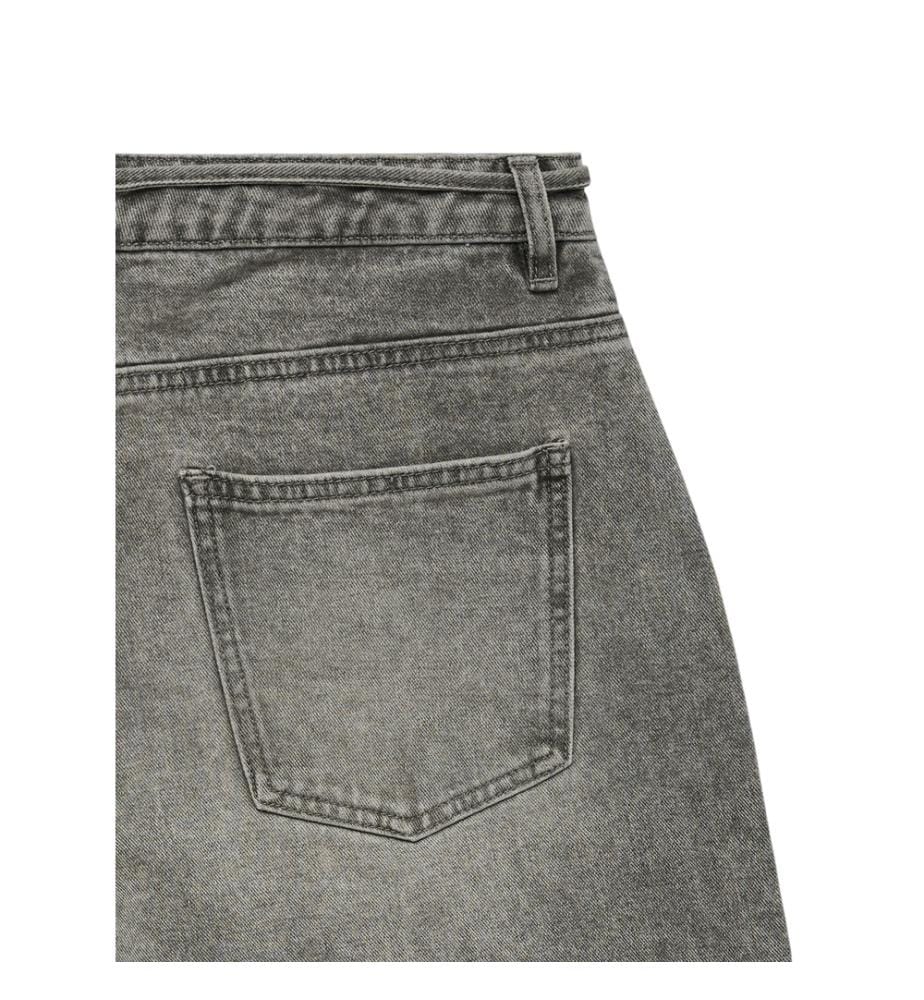 Relaxed Fit Denim Shorts - Hellblau