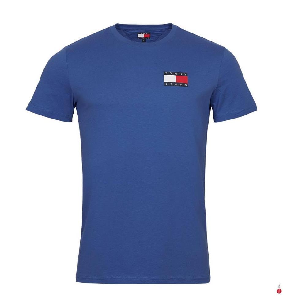 T-Shirt Essential Flag Slim Fit - Tempo Blue