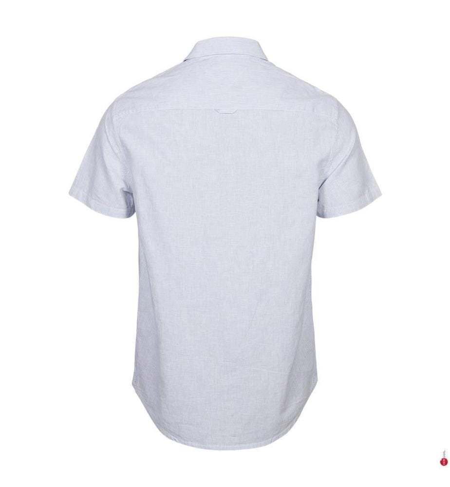 Hemd Linen Blend Stp Regular Fit - Grau